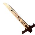 Ertugrul Ghazi Swrd Toy For Kids ( Wooden Toy ) - Collection Toys, Action Toys - 12 INCHES Ertugrul Swrd Toy For Kids - Ertugrul Talwar, Ertugrul Knife, Ertugrul Fighting Knife - PACK of 2 Ertugrul Knifes. 