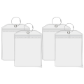 NXFDSIOZ Extra Large Waterproof Travel Tag Set Travel Golf Luggage Tags Golf Bag Shipping Tag Holder 22.86Cm X 15.24Cm 8-Pack. 