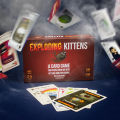 Exploding Kittens Card Game Series For Kids, Strategic Families Friends Games, Educational Portable Pick Up Cardgame, 2 To 5 Players Kitty Gamecards, Best Toy Gift For Kids Children, Tickle Blast Kittens A Card Game About Kitten & Blast & Sometimes Goats. 