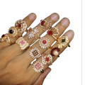 100 Designs Cheap Rings Random Mens Womens Rings For Fashion Male Female Couple Finger Ring Collection Party Jewelry Set. 