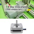 17Hs08-1004S 4-Lead Nema 17 Stepper Motor 20Mm 1A 13Ncm(18.4Oz.In). 