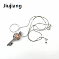 Jiujiang Portable 【TasteGlobe】Hongye Wish Pearl Pendant Necklace Cage Holder Natural Pearl Customized Jewelry Oyster for Women Christmas Gift. 