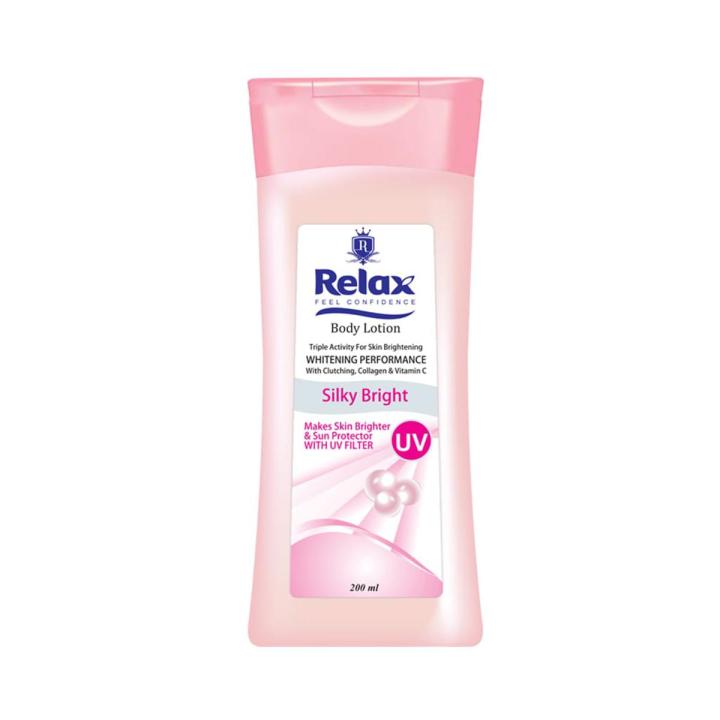 Relax Body Lotion Silky Bright 200ml