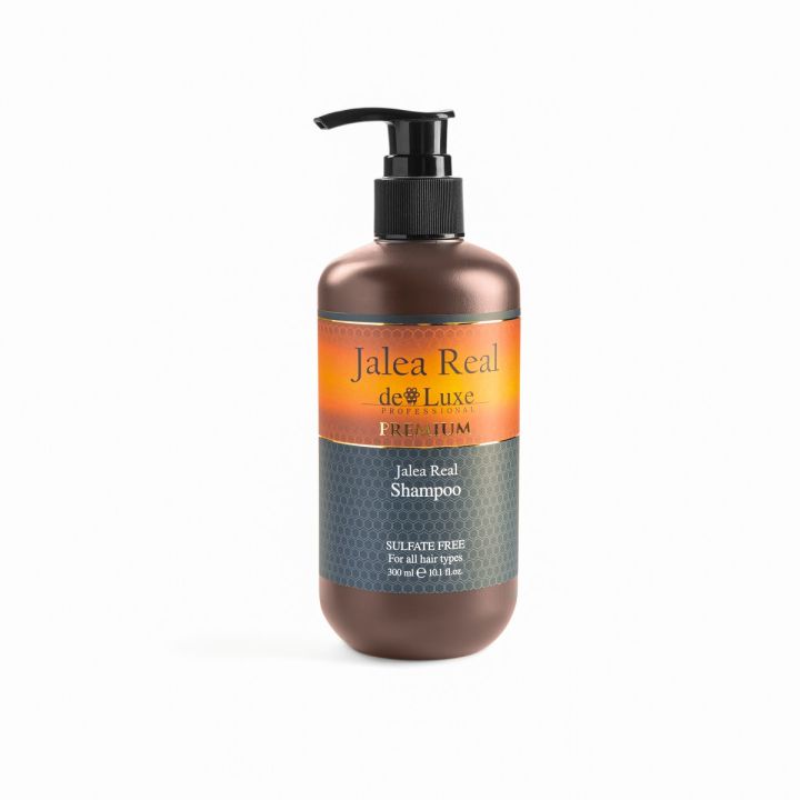 Sulfate Free Jalea Real Shampoo 300ml - Royal Jelly Infused Formula - Formulated in Canada - Argan Deluxe Professional