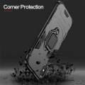 For Samsung Galaxy A40 Phone Case, Silicone TPU and Hard PC Cover Magnet Stand Rotation Ring Multi Protection Casing. 
