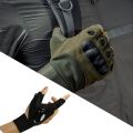 TE Multi-Function LED Flashlight Glove Showing 3 Fingers Cotton High Brightness Illumination Outdoor Sports Lighting Gloves. 