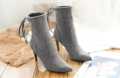 Elegant Women's Lady Pointy toe Cross Strap Ankle Boot casual Stiletto Heel Shoes. 