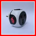 Universal Multi Travel Adaptor 3 in 1 US UK AU to EU Plug Conversion Adaptor Universal 2 Pin Multi Socket 16A Multi Plug. 