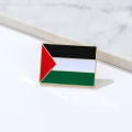 【They all say it looks good】 Free Palestine Flag Brooch National Flag Metal Badge Clothing Accessories Badge. 