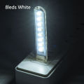 Usb Led Light 8 LEDs SMD LED Bulb 5V Power Input White USB Night light. 
