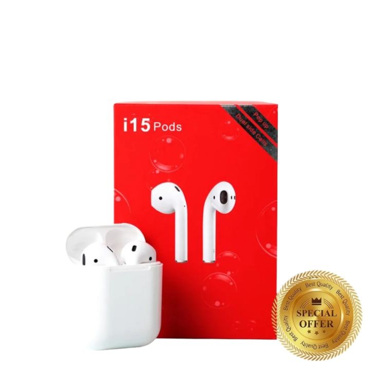 Original TWS I15 Bluetooth Wireless High Quality Touch Sensors Stereo Super Sound Earbuds