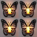 Pack of 3 Decorative Butterfly Wall Shelf, Latest Butterfly Candle Stand, Wall Decor Ideas, Wooden Wall Shelves |New Premium Wooden Wall Art Big Size I Wall Decor Art for bedroom I Decoration Piece for Home Decor I Latest Butterfly Candle Stand Shelf. 