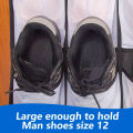 Over The Door Shoe Organizer, Clear Hang Shoe Rack, Fabric Closet Shoe Organizer Storage Bag, 24 Large Mesh Pockets Door Shoe Holder. 