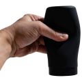 Dish Soap Squeeze Bottle for Sink Kitchen, Silicone Hand Soap Dispenser for Bathroom, Countertop Dispenser (Black). 