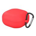 For Samsung Galaxy Buds 2/Buds Live Silicone Bluetooth-Compatible Headset Protective Case Skin With Earphone Hook. 