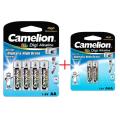 Digi Alkaline Batteries (4AA & 2AAA Cells / Grey). 
