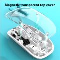 Wireless Gaming Mouse 2.4G Bluetooth Rechargeable Transparent Mouse For PC Computer Gamer For Laptop RGB Silence Ergonomic Mouse. 