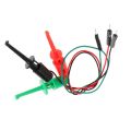3Pcs/Set Electrical Hook Type Male Head DuPont Line Test Clip Transistor Tester Hook Type Test Clip Probes Kit. 