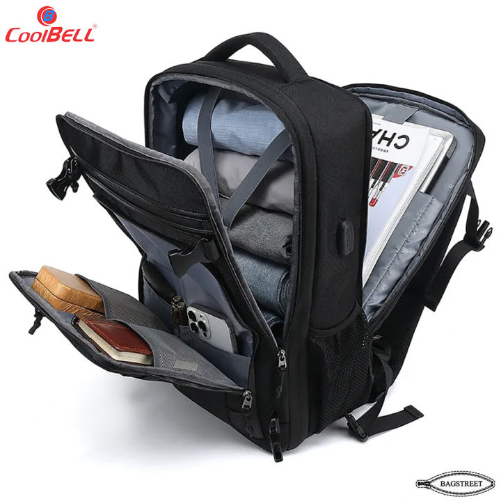 Coolbell%2017.3%20Laptop%20Backpack%20Daily%20Business%20Travel%2037L%20Expandable%20Backpack%20Men%20Large%20Capacity%2017/17.3%20Inch%20Laptop%20Backpack%20180%C2%B0%20Open%20With%20USB%20Port%20CB-8265%20-%20Image%205