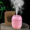 USB Portable Air Humidifier 250ML Essential Oil Diffuser 2 Modes Auto Off with LED Light for Home Car Mist Maker Face Steamer. 