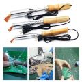 220V Hot Sale Repair Rework Tool Soldering Iron Station Solder Welding Electric Soldering Iron Wood Handle Chisel Tip. 