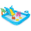 Bestway Kids Play Fantastic Aquarium Play Pool Inflatable Pool Summer Pool Fancy Pool 7.8Ft Air Pool 53052. 