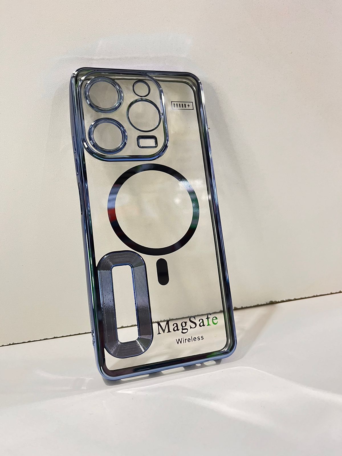 Lahore Mobile Case for Tecno Spark 10 pro Back Cover Luxury 6D Plating Soft Case Camera Lens Protection - Crome Case - MAG SAFE Case 7