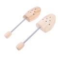 2pcs Men Women Cedar Stretcher Wood Wooden Shoe Tree Shaper Coil Spring. 