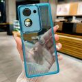 Colorful Casing For Vivo Y27s Y 27S VivoY27s 4G 2023 Y17S Shockproof Silicone Phone Case Comes with camera protective film Back Cover. 