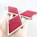1 x ABS Mitsubishi logo car auto front rear trunk lid emblem badge sticker decal replacement Mitsubishi. 