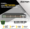 Accton AS-4226-24GT-360  24 Ports PoE Full Gigabit Switch | 24*10/100/1000M PoE Ports | 1*1000M SFP | 2*1000M Full giga | Built-in AI Features. 