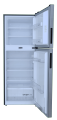 9160LF Chrome Pro Hairline Silver Double Door Refrigerator. 