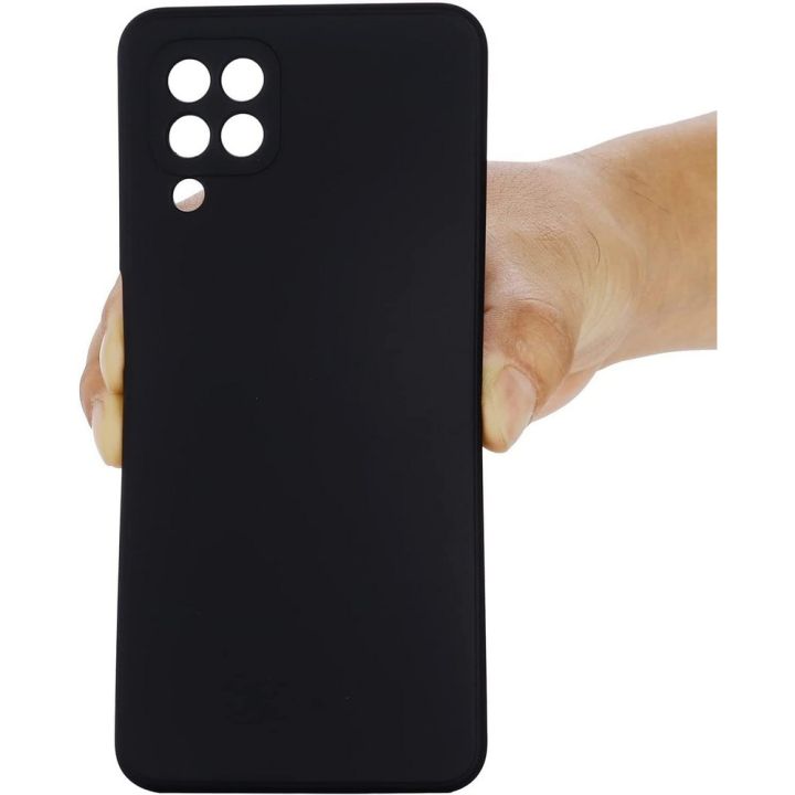 Samsung%20A22%20%20Matte%20Black%20Soft%20Silicon%20Back%20Cover%20-%20Image%206