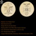 1871 Deutsche Reichsbank 1 Unze 999/1000 Gold Germany Cross Eagle Round Coins Collectibles. 