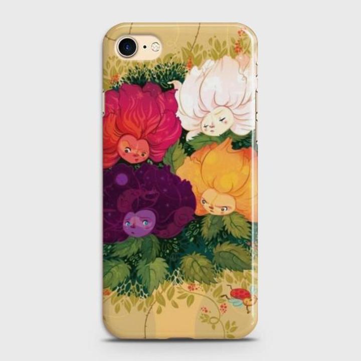 iPhone 8 Cover - SkinLee HQ Hard Case - Sparkel Flower Eye Candy - SKINLEE-402-1-24-72