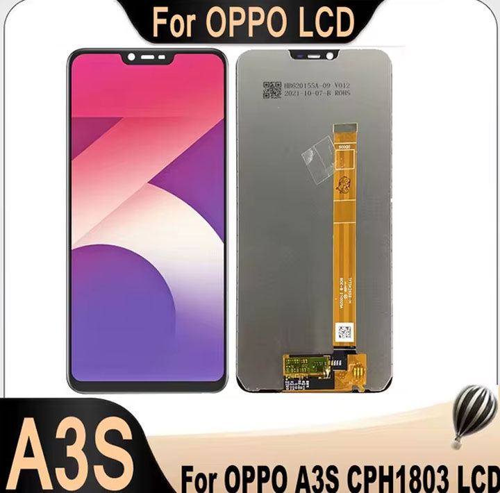 OPPO A3S Mobile Display Screen Penal Replacment LCD With Touch Penal Digitizer Assembly