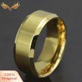 Fashion Unisex Titanium Steel Ring Wedding Band Couple Lovers Finger Jewelry. 