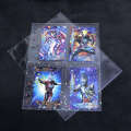 A4 four nine grid PP transparent book booklet small horse treasure Li Bao Ke Meng card loose leaf replacement core. 