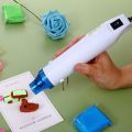 Mini Heat Gun, 300 W Portable Epoxy Resin Hot Air Gun with 40 Inchs Power Cord DIY and Crafts Color Random. 