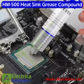 HY510 50g injection type Grey Silicone Compound Thermal Paste Conductive Grease Heatsink for CPU GPU Chipset Termopasta Cooling with scraper by Electrica. 