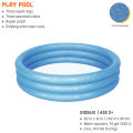 Bestway 3 Ring Inflatable PVC Swimming Pool Collection for Kids, Summer Fun & Water Games for Children, 3 feet, 4 foot, 5 ft & 6 foot Swimming Pool Size, 51025, 51026, 51027, 51005, 51008, 51009, 51144, 51145 Imported Best Way High Quality Air Home Pools. 