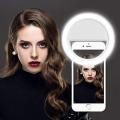 Lighting Night Darkness Selfie ring light Enhancing for Phone Supplementary USB charge LED Selfie Ring Light,b. 