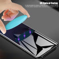 For Huawei Mate 40 30 20 Pro Screen Protector UV Nano Liquid Glue Tempered Glass huawei P20 P40 P30 Pro Nova 8 9 Protective Film. 