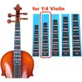 Violin Finger Guide Fingerboard Sticker Fretboard Marker Label Finger Chart for Size 1/4 Violin. 