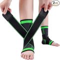 Adjustable Compression Ankle Brace 1 Piece Breathable Elastic Support Sleeve for Sports Running Gym Exercise Fitness Men and Women. 