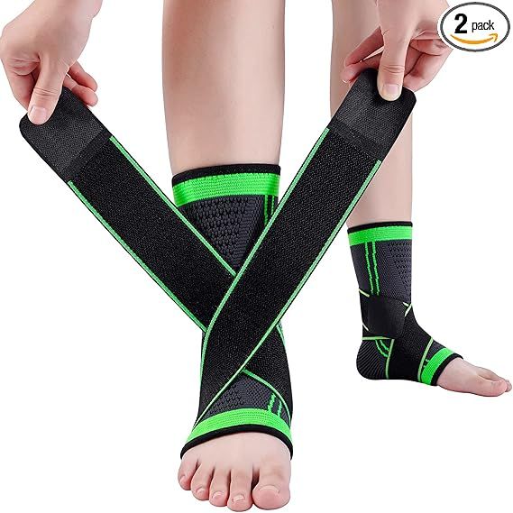 Adjustable%20Compression%20Ankle%20Brace%201%20Piece%20Breathable%20Elastic%20Support%20Sleeve%20for%20Sports%20Running%20Gym%20Exercise%20Fitness%20Men%20and%20Women%20-%20Image%202