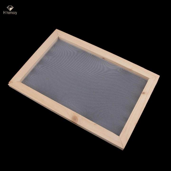 Ancient Wooden Paper Making Mould Frame Paper Recycling Art Craft