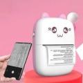 Online Karachi Portable Thermal Mini Photo Printer/Pocket Inkless Mini Printer - Thermal Portable Bluetooth Wireless Mini Printer For Kids Pocket Printer, Mini Printer with Fast Paper Output for Photos And Images.. 
