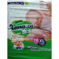 Langoot Baby Diaper Size 5No XL +15kg (70-Pcs Pack). 