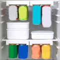 Beverage Organizer Freezable Can Dispenser Soda Storage Rack. 